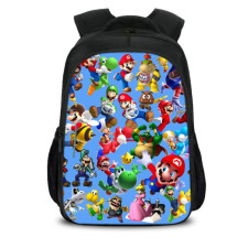 Mario Characters Backpack Schoolbag Rucksack