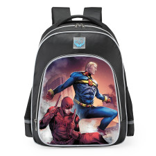 Marvel Daredevil And Miracleman School Backpack