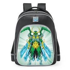 Marvel Avengers Mech Strike Monster Hunters Monster Loki School Backpack