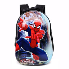 SpiderMan Hard Plastic Kids Backpack Schoolbag Rucksack