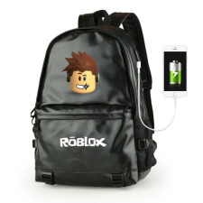 Roblox Leather High Quality Rucksack Backpack Schoolbag