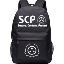 SCP Secure Contain Protect Canvas Rucksack Backpack Schoolbag