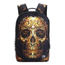 Skull Design Backpack Schoolbag Rucksack