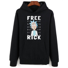Ricky and Morty Free Rick Hooded Sweatshirt