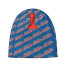 Illinois Fighting Illini Beanie Cap Hat - Illinois Fighting Illini College Football Medley Monogram Wordmark