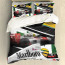 F1 Formula One Ayrton Senna Sham Set Bed Set Sheet Cover - Ayrton Senna Poster Illustration