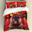 F1 Formula One Carlos Sainz Sham Set Bed Set Sheet Cover - Carlos Sainz Essere Ferrari 2024 Poster Red Background
