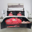 F1 Formula One Charles Leclerc Sham Set Bed Set Sheet Cover - Charles Leclerc 16 Portrait On Black Background