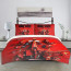 F1 Formula One Michael Schumacher Sham Set Bed Set Sheet Cover - Michael Schumacher Formula 1 Pit Crew Red Background