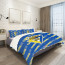 Cadiz CF Comforter Sham Set Bed Set Sheet Cover - Cadiz Football Club Medley Monogram Wordmark