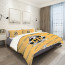 Cambridge United FC Comforter Sham Set Bed Set Sheet Cover - Cambridge Football Club Medley Monogram Wordmark