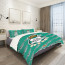 Santos Laguna Comforter Sham Set Bed Set Sheet Cover - Laguna Football Club Medley Monogram Wordmark