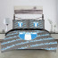 Malmo FF Comforter Sham Set Bed Set Sheet Cover - Malmo Football Club Medley Monogram Wordmark