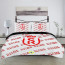 Stade de Reims Football Club Comforter Sham Set Bed Set Sheet Cover - Reims Football Club Medley Monogram Wordmark