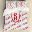 Stade de Reims Football Club Comforter Sham Set Bed Set Sheet Cover - Reims Football Club Medley Monogram Wordmark