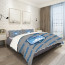 Sydney FC Comforter Sham Set Bed Set Sheet Cover - Sydney Football Club Medley Monogram Wordmark