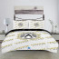 Udinese Calcio Football Club Comforter Sham Set Bed Set Sheet Cover - Udinese Football Club Medley Monogram Wordmark