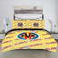 Villarreal CF Comforter Sham Set Bed Set Sheet Cover - Villarreal Football Club Medley Monogram Wordmark
