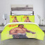 WWE Eddie Guerrero Comforter Sham Set Bed Set Sheet Cover - Eddie Guerrero Viva Raza Cartoon Art