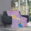 Barbie Blanket Throw - Barbie Fairy Wings