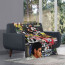 F1 Formula One Ayrton Senna Blanket Throw - Ayrton Senna Collage Poster