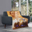 F1 Formula One Lando Norris Blanket Throw - Lando Norris F1 McLaren 2020 Poster