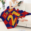 Frenkie De Jong Blanket Throw - Frenkie De Jong FC Barcelona No. 21 Jersey Red Blue Block