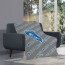Empoli FC 1909 Football Club Blanket Throw - Empoli Football Club Medley Monogram Wordmark