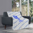 AL Hilal SFC Football Club Blanket Throw - Hilal Football Club Medley Monogram Wordmark