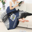 Huddersfield Town A.F.C. Blanket Throw - Huddersfield Town A.F.C. Logo Stripe Background