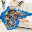 Khvicha Kvaratskhelia Blanket Throw - Khvicha Kvaratskhelia S.S.C. Napoli Poster Art On Blue Background