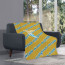 SS Lazio Football Club Blanket Throw - Lazio Football Club Medley Monogram Wordmark