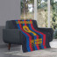 Robert Lewandowski Blanket Throw - Robert Lewandowski FC Barcelona No. 9 Jersey