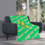 Norwich City FC Blanket Throw - Norwich Football Club Medley Monogram Wordmark