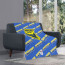 Oxford United FC Blanket Throw - Oxford Football Club Medley Monogram Wordmark