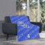 Portsmouth FC Blanket Throw - Portsmouth Football Club Medley Monogram Wordmark