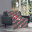 Rotherham United FC Blanket Throw - Rotherham Football Club Medley Monogram Wordmark