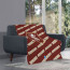 US Salernitana 1919 Football Club Blanket Throw - Salernitana Football Club Medley Monogram Wordmark