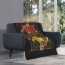 Jadon Sancho Blanket Throw - Jadon Sancho Manchester United The Jack Illustration