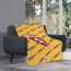 Torino FC Football Club Blanket Throw - Torino Football Club Medley Monogram Wordmark