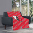 FC Utrecht Blanket Throw - Utrecht Football Club Medley Monogram Wordmark