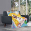 Lines Friends James Blanket Throw - James On Cake Poster