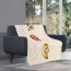 The Lion King Blanket Throw - The Lion King Hakuna Matata Simba Pumbaa And Timon Avatar On Beige Background