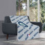 MLB Seattle Mariners Blanket Throw - Seattle Mariners Medley Monogram Wordmark