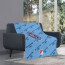 MLS New York City FC Blanket Throw - New York City Football Club Medley Monogram Wordmark