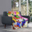 Super Mario Blanket Throw - Super Mario Characters Comic Background