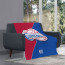 NBA Los Angeles Clippers Blanket Throw - Team Logo On Red And Blue Background