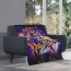 NBA Kobe Bryant Blanket Throw - Kobe Bryant Los Angeles Lakers 24 Retirement Poster