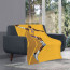 NBA Lebron James Blanket Throw - Lebron James Los Angeles Lakers 23 Dunking Illustration Art On Yellow Background
