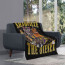 NBA Shaquille O'Neal Blanket Throw - Shaquille O'Neal Los Angeles Lakers 34 The Diesel Poster